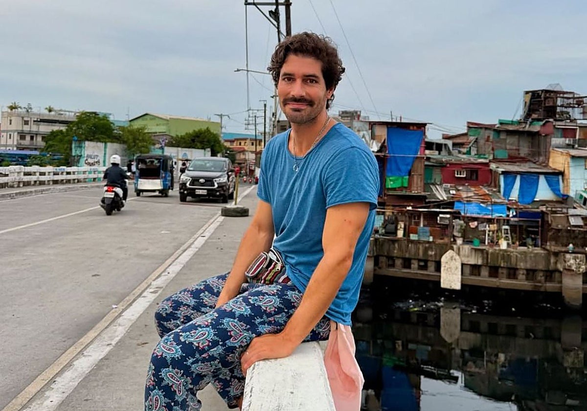 Pablo García en una foto de sus redes de un reciente viaje a Filipinas