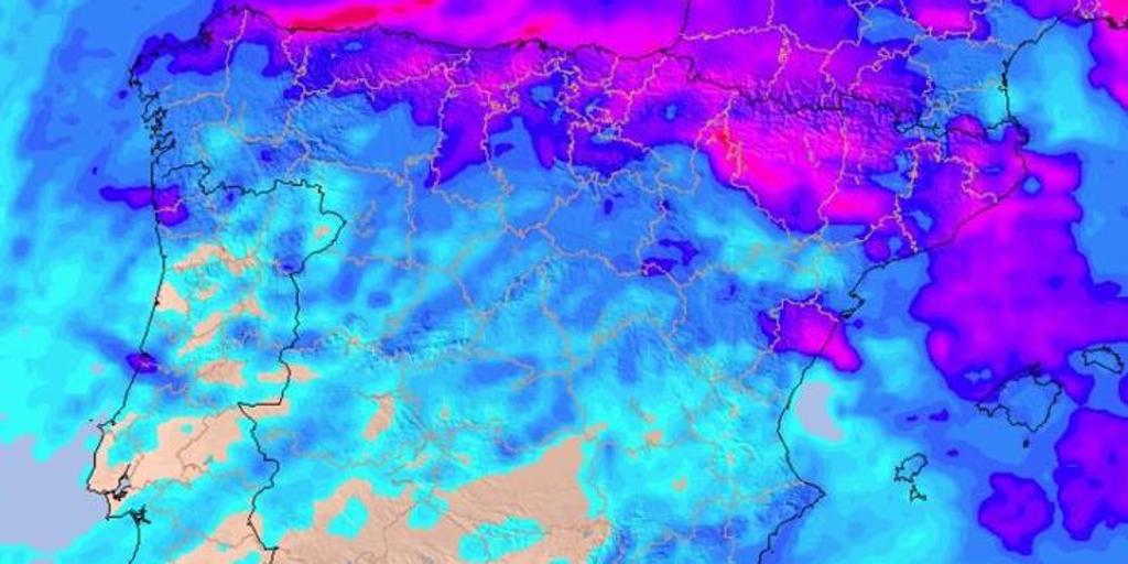 La Aemet avisa de la llegada a España de fuertes lluvias, frío y heladas: las temperaturas caerán hasta 10 grados en estas zonas