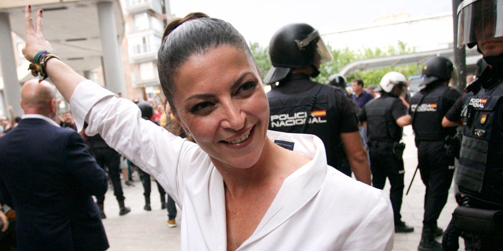 Podemos pide a la Universidad Carlos III que cancele un acto con Macarena Olona