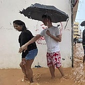Ibiza se enfrenta a un diluvio que afecta a centros de salud y causa cortes eléctricos