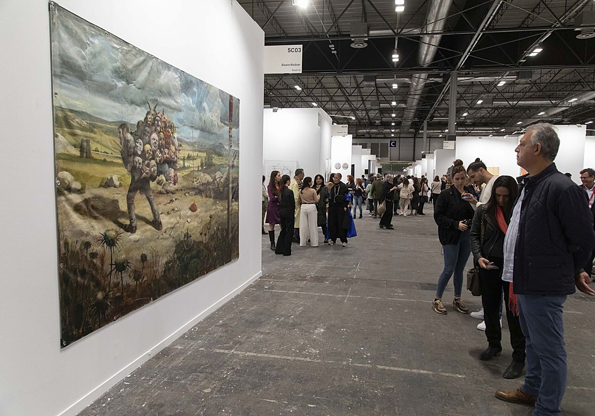 La feria reúne a más de 90 galerías de arte contemporáneo y cerca de un millar de artistas
