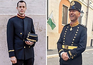La Guardia Suiza cambia el uniforme de sus oficiales por trajes de «media gala»