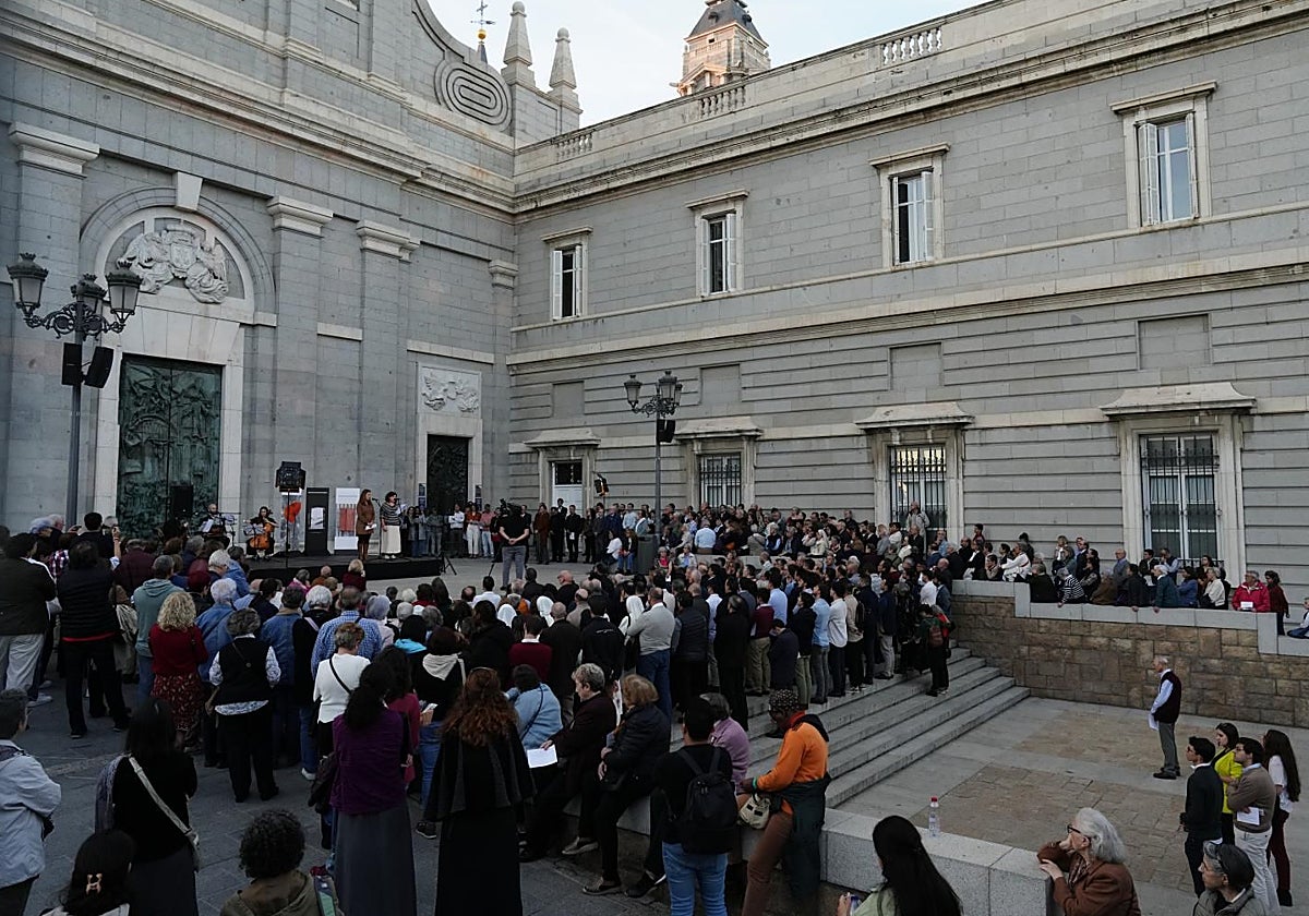 Acto de reparación por los abusos en la diócesis de Madrid en octubre de 2024, el único lugar en el que se ha celebrado junto con la diócesis de Bilbao