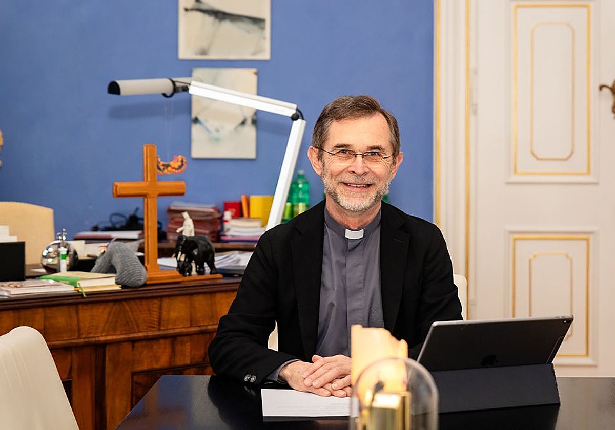 El nuevo arzobispo de Viena, Josef Grünwidl, en la imagen con que la web de los obispos austriacos ha anunciado su nombramiento
