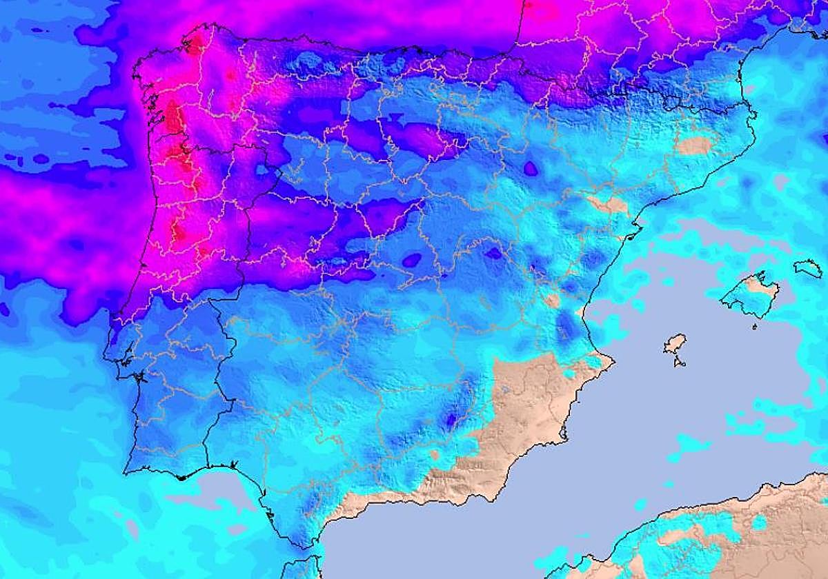 La Aemet avisa a España de la llegada de fuertes lluvias y una masa de frío: estas son las zonas más afectadas