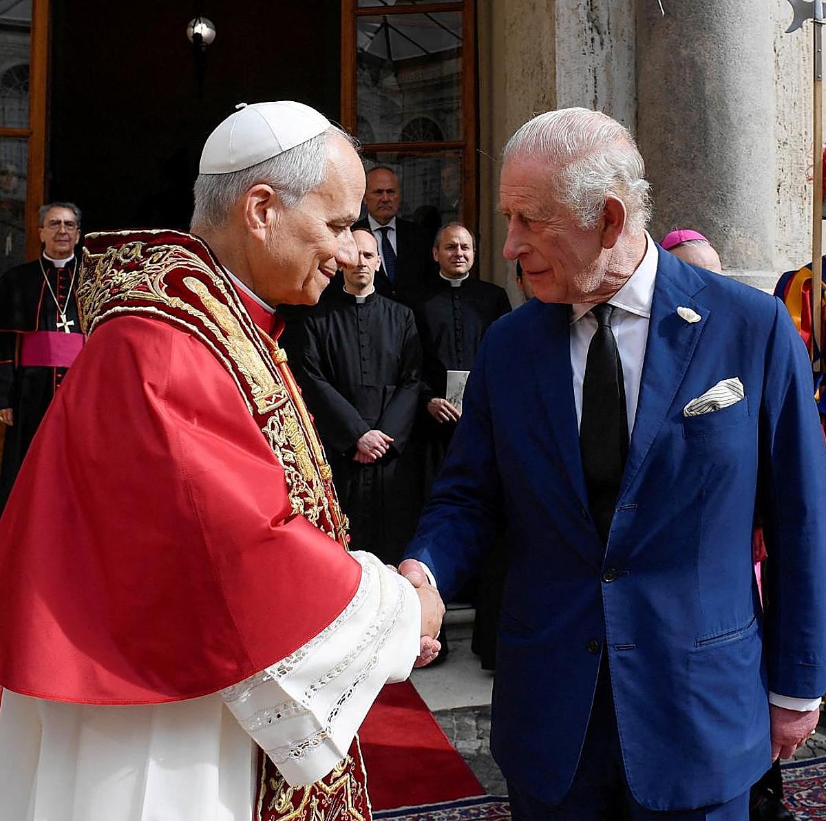 El histórico rezo del Rey de Inglaterra con el Papa