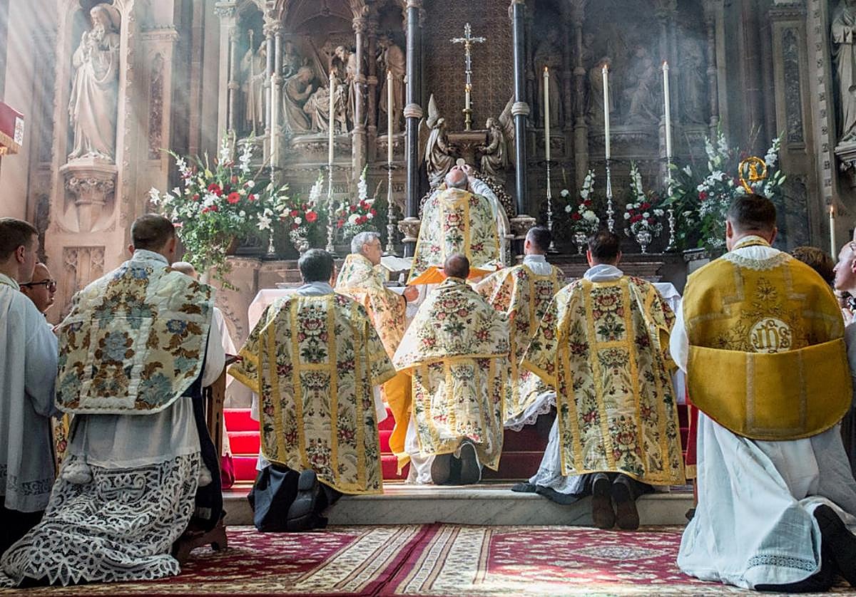 Liturgia de la misa tridentina.