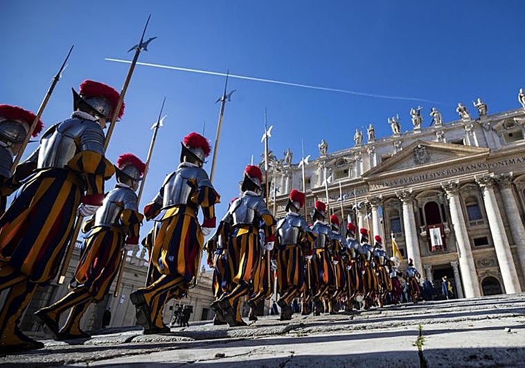 The Swiss Guard investigates a soldier for spitting at two Jewish women in the Vatican