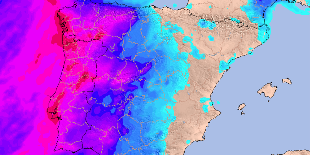 La Aemet avisa de la llegada de «fuertes lluvias y tormentas» a España en las próximas horas: estas son las zonas afectadas por la borrasca Claudia