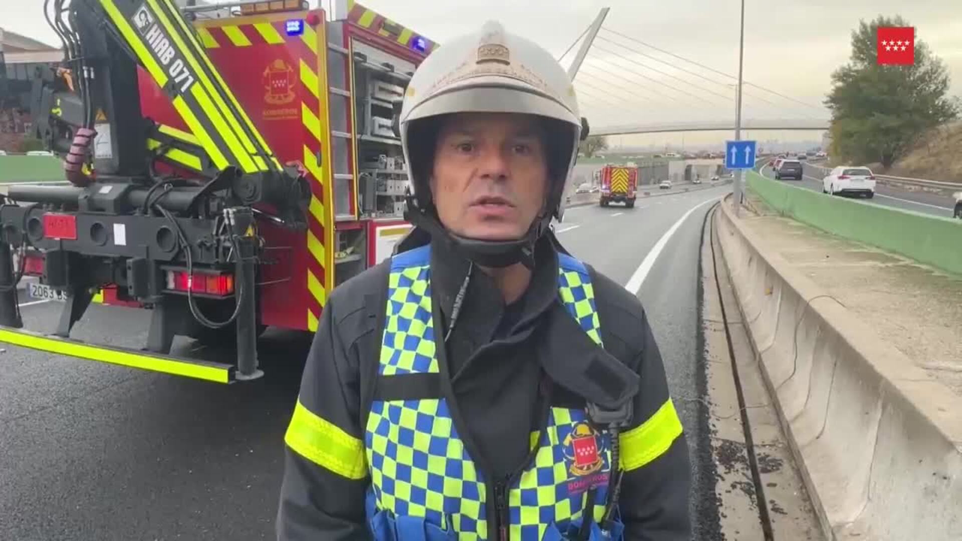 Tres heridos potencialmente graves en un accidente de tráfico en Pozuelo de Alarcón (Madrid)