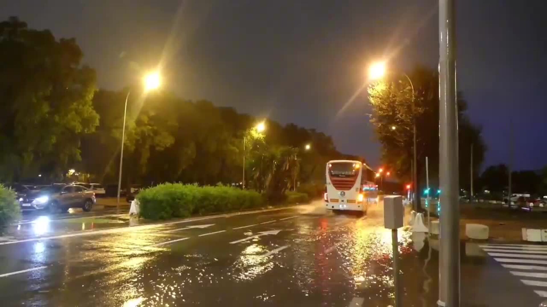 Intensas lluvias en Sevilla