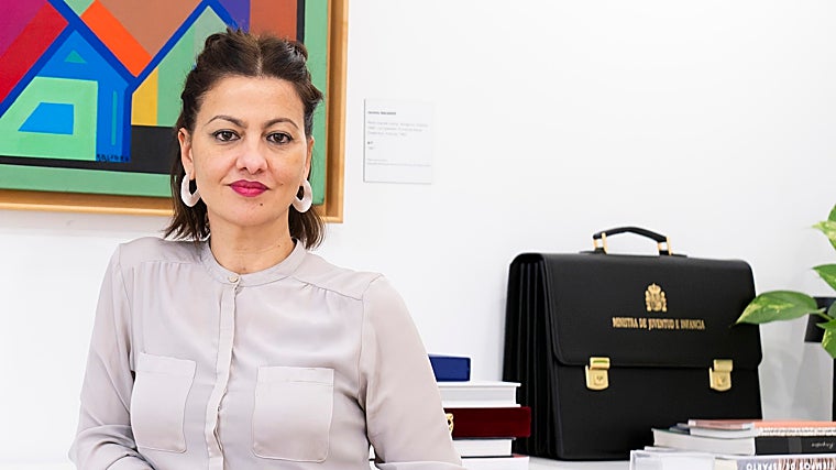 Rego en su despacho en el Ministerio de Juventud e Infancia