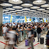 Gráfico de población inmigrante en España y Europa 2024 según ONU