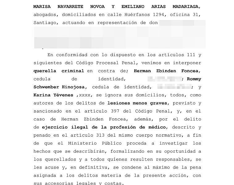 Parte da reclamação foi apresentada