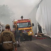 Pánico en la Cumbre Climática de Belém tras incendio en la 'Zona Azul' de la COP30