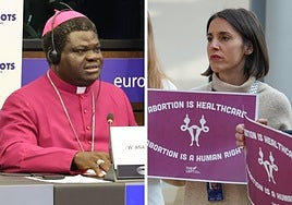 El obispo nigeriano Wilfred Chikpa Anagbe sufre un escrache proabortista en el Parlamento Europeo liderado por Irene Montero