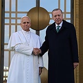 El Papa y Erdogan apuestan por la vía de los dos estados para el conflicto de Israel y Gaza