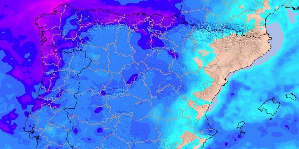 La Aemet pone en aviso a España por fuertes lluvias y nieve tras la llegada de un frente frío: estas son las zonas más afectadas
