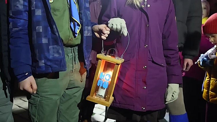 'La luz de Belén' empieza su recorrido ucraniano en Kiev