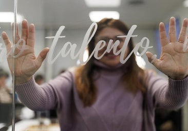 Víctima de violencia machista reinsertada en el mundo laboral