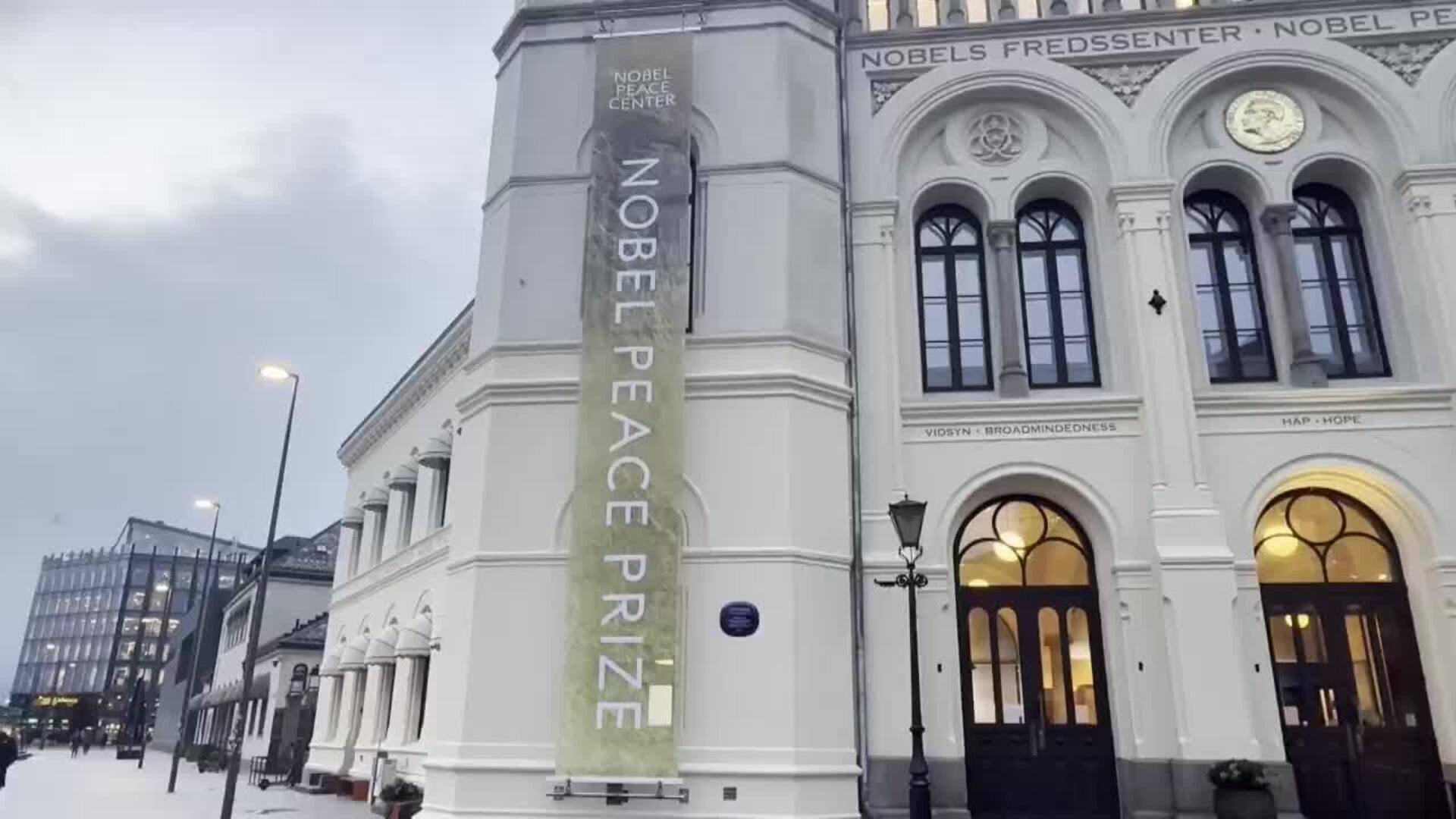 Todo listo en Oslo para la entrega del Nobel de la Paz el miércoles