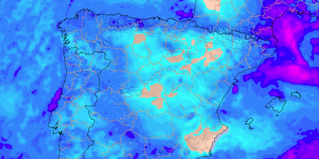 La Aemet avisa del tiempo que llega a España en las próximas horas: nieve, lluvia y mucho frío en estas zonas