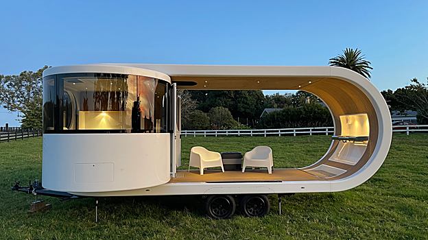 La caravana ofrece un total de 29 metros cuadrados de espacio habitable