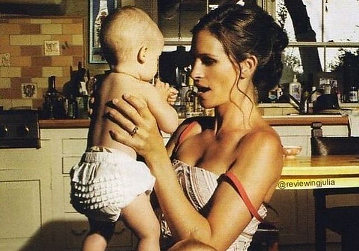 Julia Roberts con sus gemelos, segura que también celebrará el día de la madre en Estados Unidos.