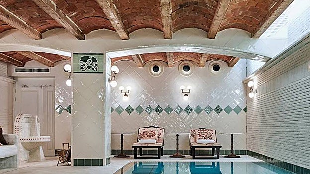 El spa del Soho House donde está Coldplay