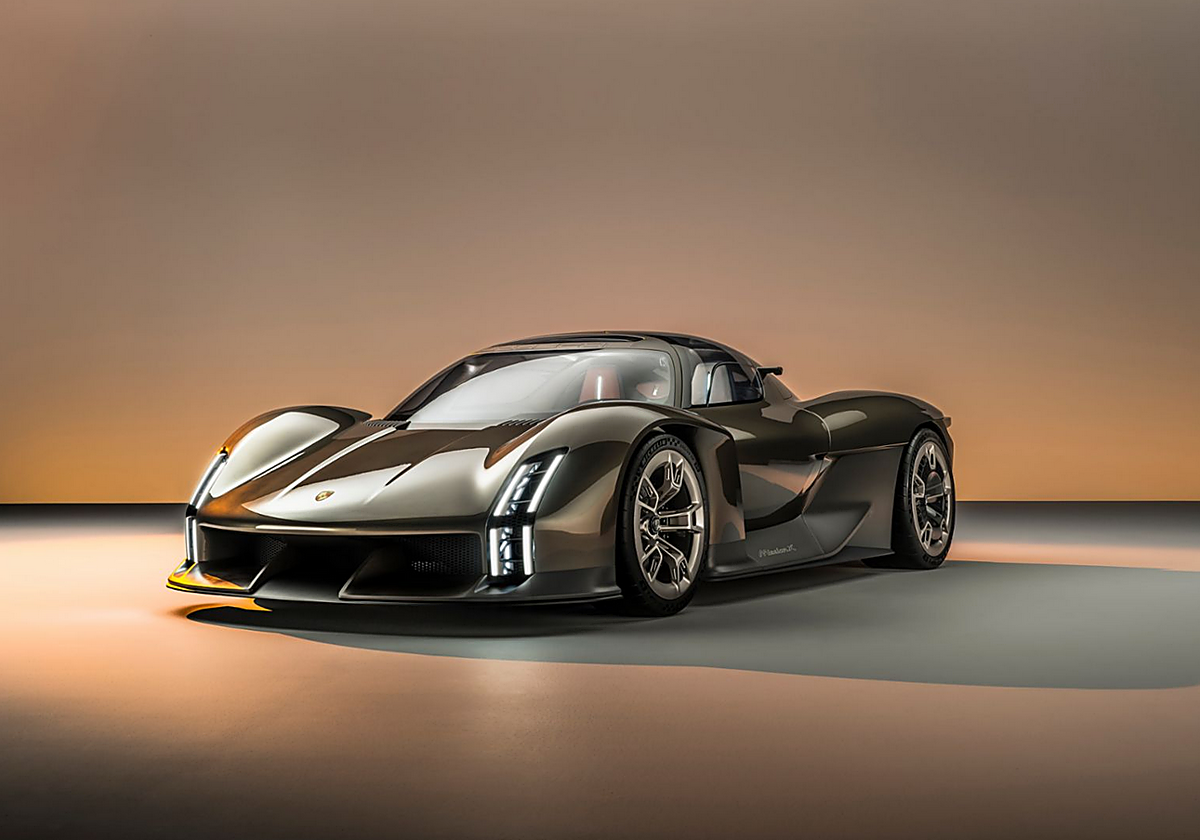 Así es el concept car  Mission X, un adelanto de lo que se podrá ver en el futuro de Porsche