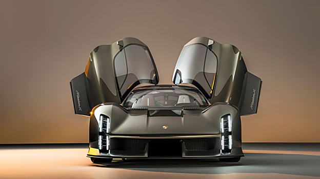 Incluye puertas estilo Le Mans que se abren hacia adelante y hacia atrás