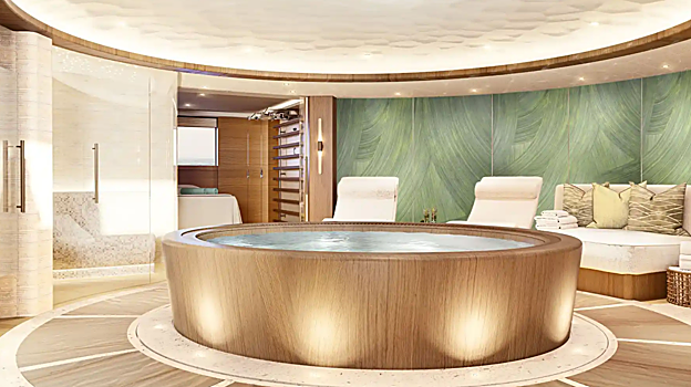 Imagen del spa del yate de lujo Sparta