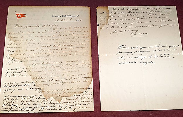 La carta contenía una carta del receptor afirmando que fue escrita por su hermano.