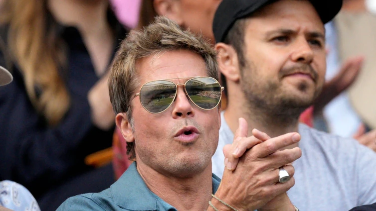 Brad Pitt y su eterna juventud, protagonistas en Wimbledon