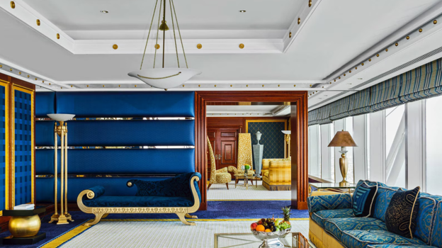 Imagen de una de las suites del Burj Al Arab