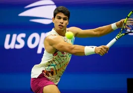 La camiseta sin mangas de Carlos Alcaraz, protagonista del US Open de tenis