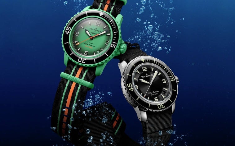 Swatch x Blancpain un reloj de lujo de 390 euros que pretende