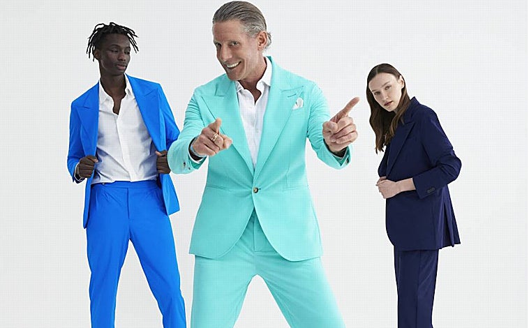 Imagen principal - Los trajes de la nueva colección de Lapo Elkann y Ecoalf
