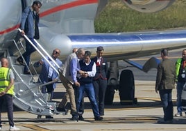 El jet privado con el que el Rey emérito ha vuelto a España