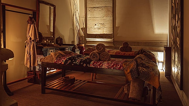 Una de las salas del spa S'Thai en Bilbao.