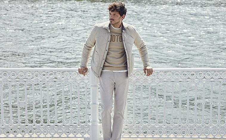 Imagen principal - Andrés Velencoso en algunas de las imágenes de campaña de OOTO