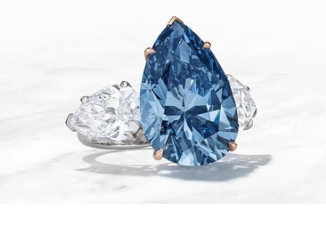 El mayor diamante azul de la historia sale a subasta por 50 millones de dólares