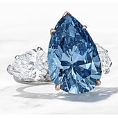 El mayor diamante azul de la historia sale a subasta por 50 millones de dólares