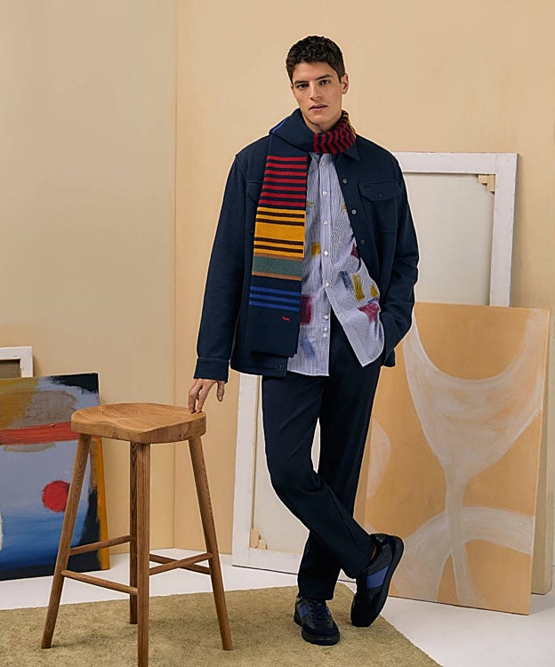 Look casual con bufanda