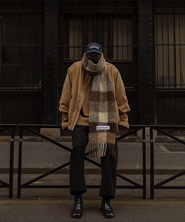 Look con bufanda XXL