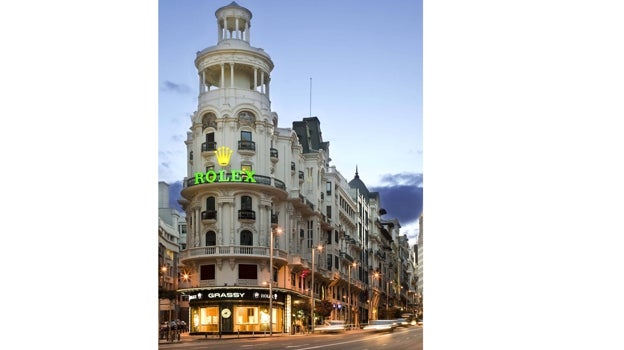 El edificio Grassy en la Gran Vía de Madrid