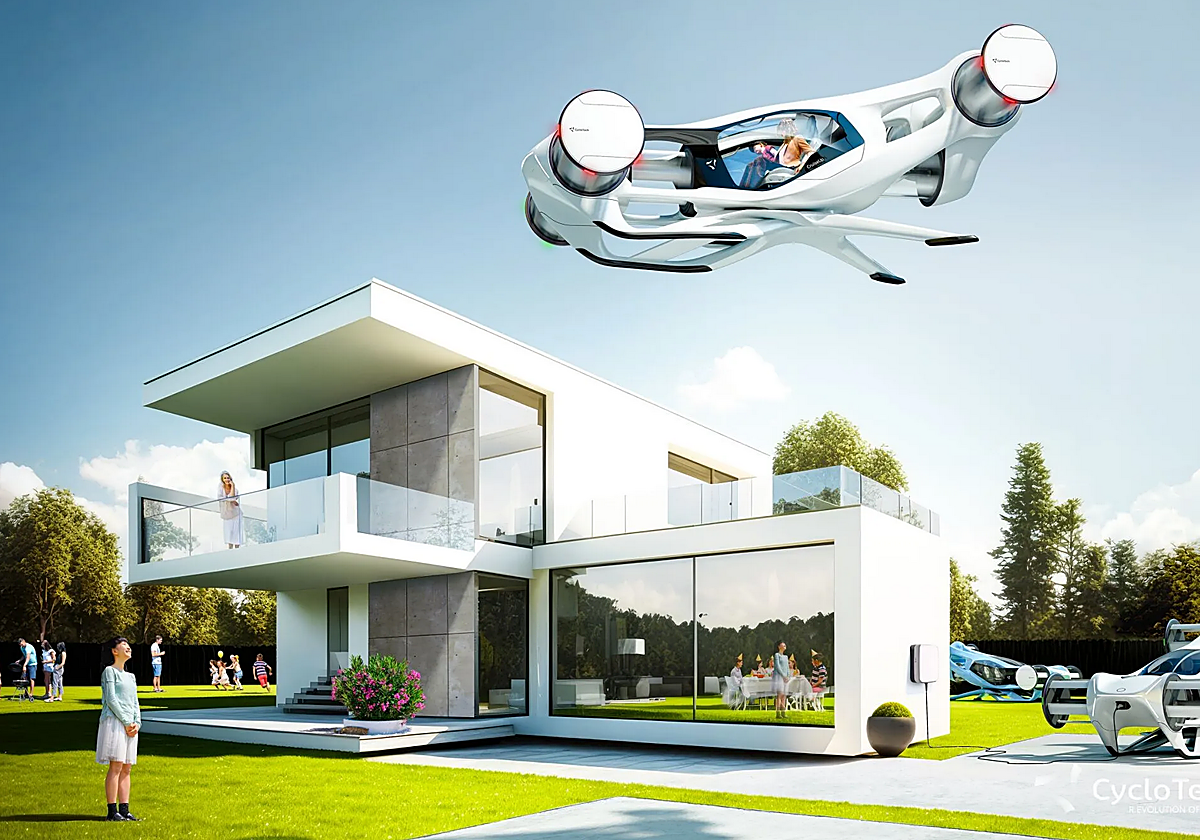 Así es el futurista vehículo volador CruiseUp