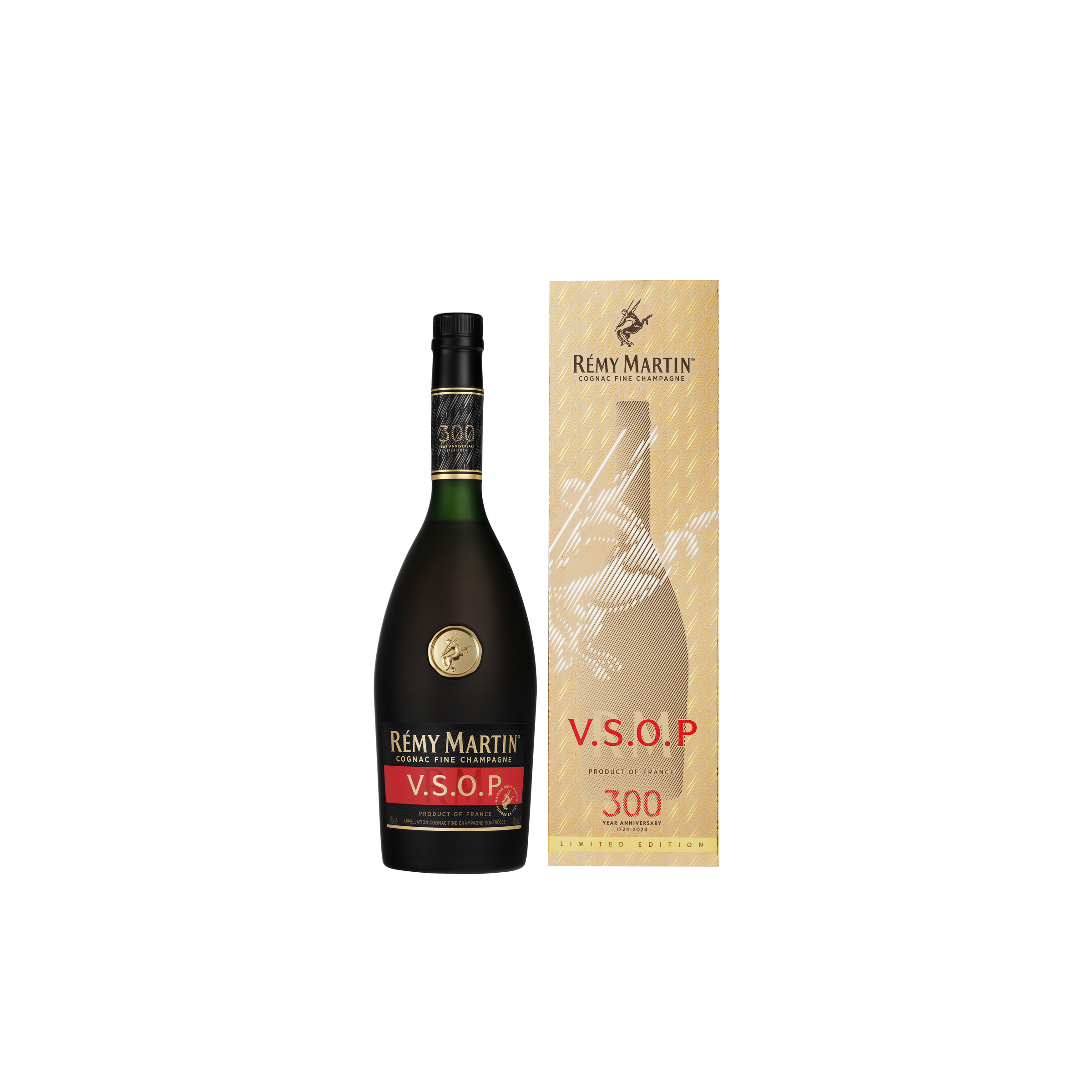 Esta edición limitada por Navidad de Rémy Martin VSOP rinde homenaje al legado de la marca, que en 2024 celebrará su 300 aniversario. Este clásico cognac se elabora a partir de una cuidadosa selección de eaux-de-vie de las prestigiosas regiones de Grande Champagne y Petite Champagne. Sus notas de vainilla, albaricoque y regaliz, unidas a su equilibrio y su textura sedosa, así como la elegante botella adornada con detalles dorados, lo convierten en un adecuado obsequio en Navidad. PVPR 53,00€