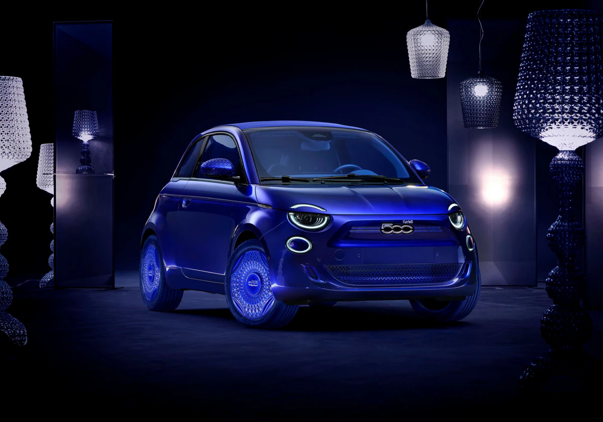 Subastados tres Fiat 500 personalizados por Armani, Bvulgari y Kartell