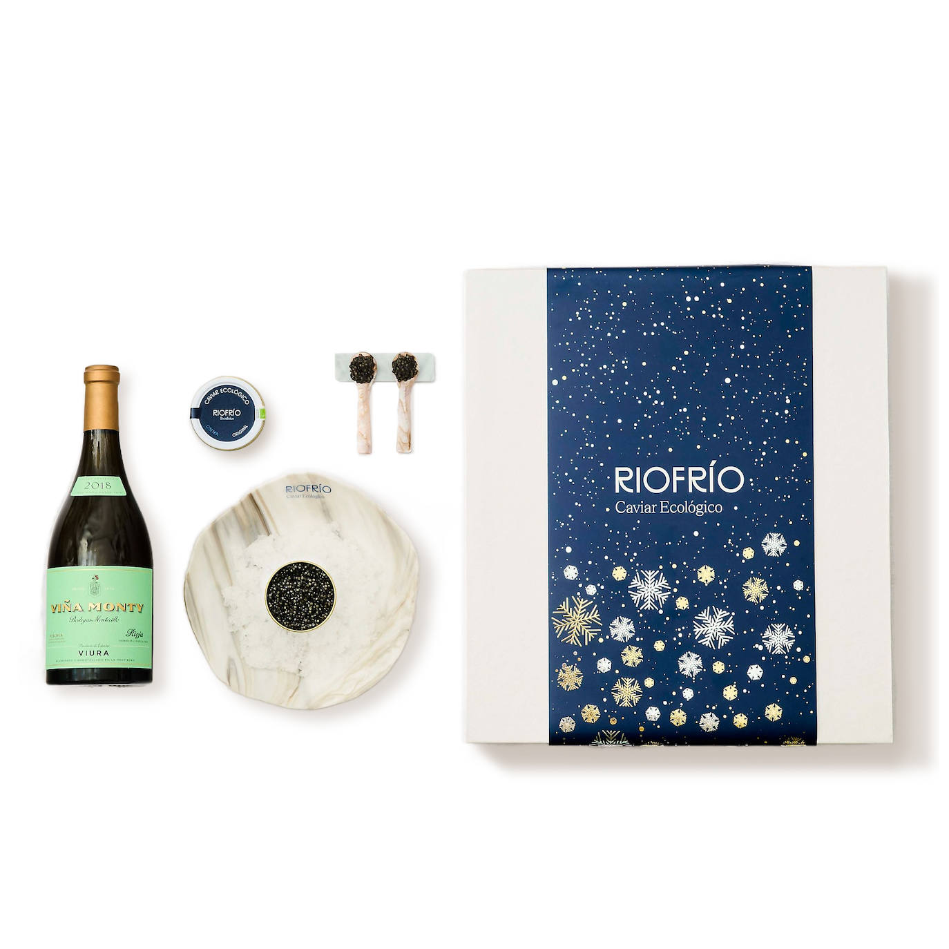 No hay mesa de lujo sin un buen caviar. Riofrío Caviar Ecológico, a través de su edición limitada “Una sinfonía gastronómica”, ha creado el maridaje perfecto para estas navidades con el Caviar Osetra Ecológico Original y Viña Monty Viura 2018 como los protagonistas de esta experiencia repleta de magia y sabor. Un pack creado pensado para disfrutar de una experiencia sublime repleta de matices y texturas donde las huevas se potencian con las notas a frutos secos del caviar y la fruta fresca del vino. La edición limitada está disponible en el e-commerce de Riofrío y en la web de Osborne por 235 euros.